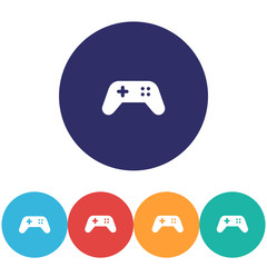 Playstation vector icon , lorem ipsum Flat design