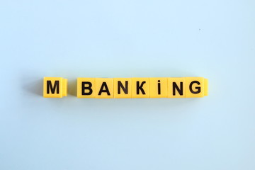 mobile banking concept