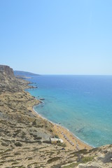 Red beach, Crête, grece