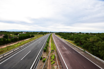 Autopista sin transito.