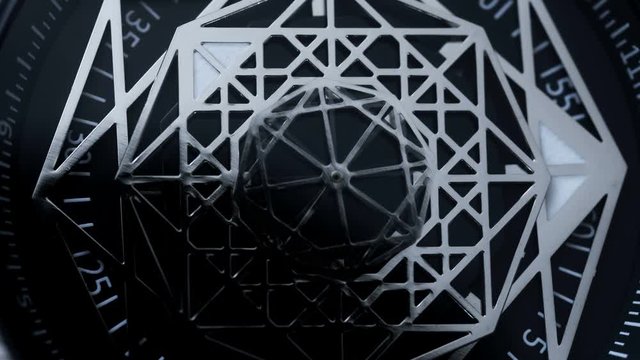 Antique watch mechanism gears running in timelapse 4k extreme macro closeup