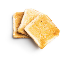 Roasted toast bread.