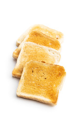 Roasted toast bread.