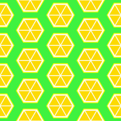 lemon citrus fresh bright  beautiful colorful vector pattern