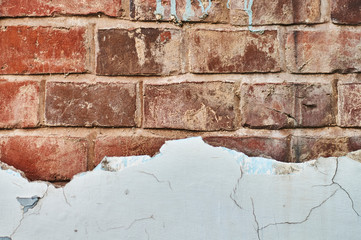 brick wall with paint background