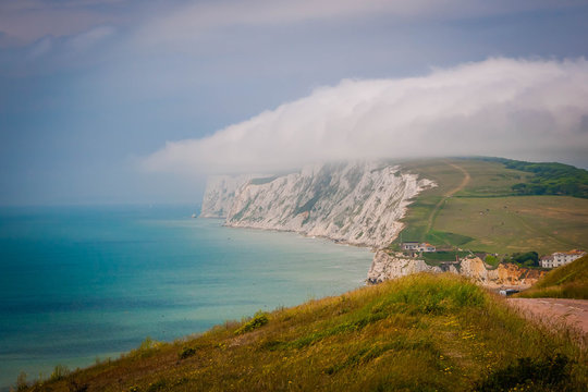Freshwater Bay at the Isle of Wight, UK