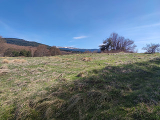 Spring view of Vitosha Mountain,  Bulgaria