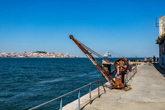 Almada Disused Old Lifting Equipment