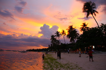 Obraz premium Alona Beach Sunset