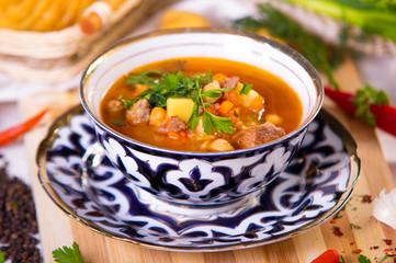Oriental cuisine. Snack, appetizer, refreshment, entree/