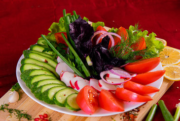 Oriental cuisine. Snack, appetizer, refreshment, entree/