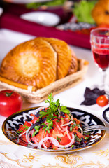 Oriental cuisine. Snack, appetizer, refreshment, entree/