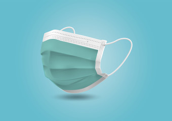 Disposablemask Disposablemask　Blue Corona virus  hygiene  COVID-19 coronavirus  pandemic prevention header.  wearing face mask versus man washing hands 　マスク　不織布マスク　サージカルマスク