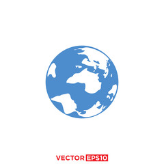 Globe Icon Design Vector Illustration