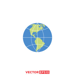 Globe Icon Design Vector Illustration