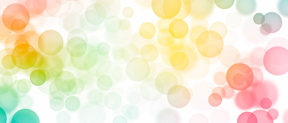 背景シャボン　虹色