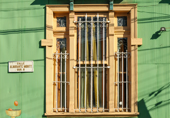 Valparaiso vintage window