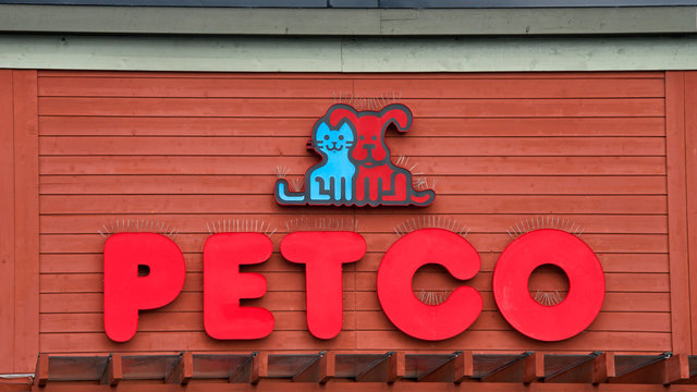 ALAMEDA, CALIFORNIA - NOVEMBER 09, 2015: Petco Animal Supplies is a privately held retailer in United States that sells pets, pet products and services with over 1300 stores in the U.S. and Mexico.