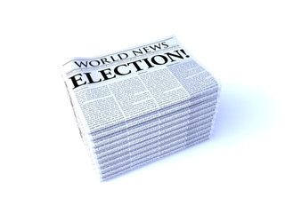 Election Newspaper Headline