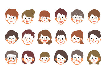 Illustration of people of different ages