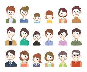 Illustration of people of different ages