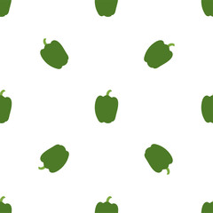 Pepper. Colored Seamless Vector Patterns