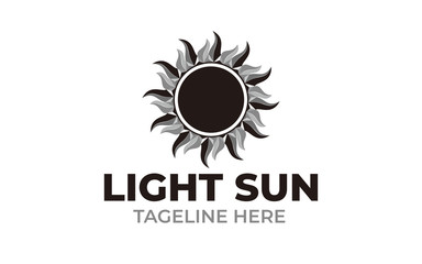 Creative Sun power concept logo design