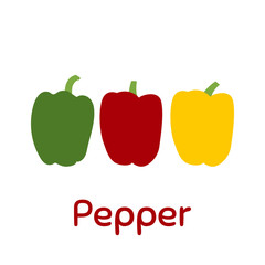 Pepper. Vegetables, vegetarian, healthy food