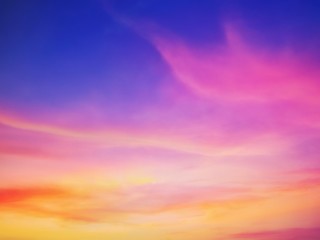 Twilight sky background with Colorful sky in twilight background