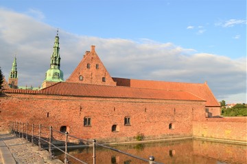 the old castle in the Denmark