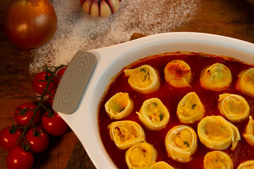 food, pasta, tomato fresh for menu and designer