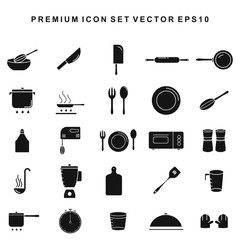 Premium 30 Set of cooking icons design