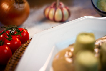 food, pasta, tomato fresh for menu and designer