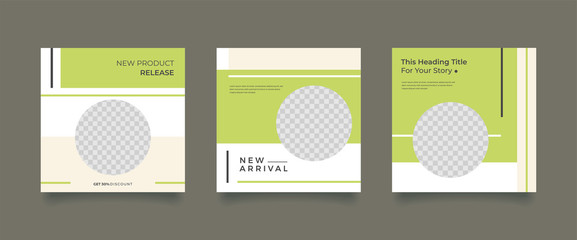 Unique Editable modern Social Media banner Template.Promotional web banner for social media. Elegant sale and discount promo. Fashion and lifestyle blog templates, web banners