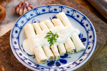 Pasta, food and tomato fresh for designers