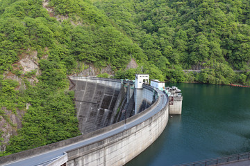 Fototapeta premium 二瀬ダムと秩父湖（埼玉県秩父市）
