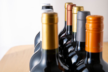 와인병과 코르크마개의 데코레이션