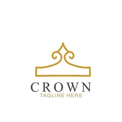 Modern Crown Logo Template