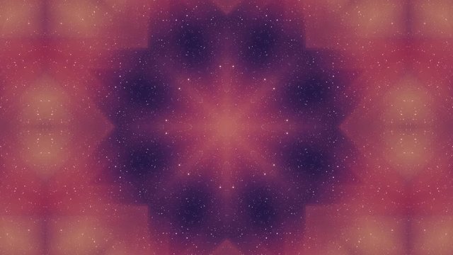 Kaleidoscope  sequence pattern. Abstract multicolored motion graphic background