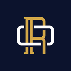Initial Letter RO OR Monogram Logo Design