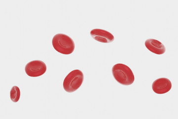 Microscopic Close up green virus on dark background. 