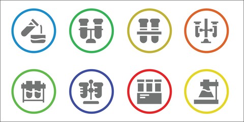 pharmacology icon set