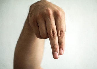 The American Sign Language Alphabet, including some Spanish/Mexican variations