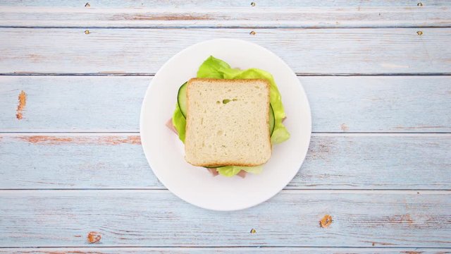 Making sandwich - Stop motion 
