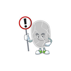 Caricature picture of nitrospirae holding a sign