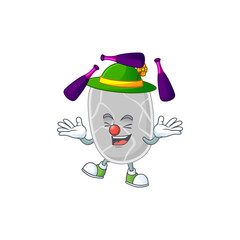 Nitrospirae mascot cartoon design playing Juggling on circus