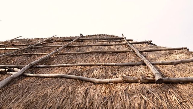 Traditional thatched house house in Ulleungdo, South korea
