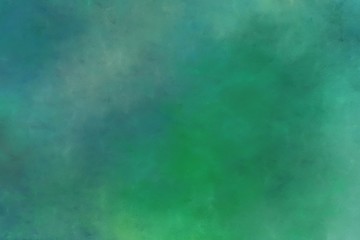 Fototapeta na wymiar background sea green, cadet blue and medium aqua marine colored vintage abstract painted background with space for text or image. background with space for text or image