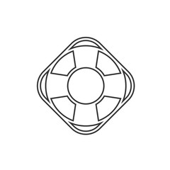 lifebuoy icon vector illustration design