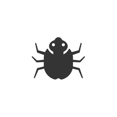 bug icon vector illustration design